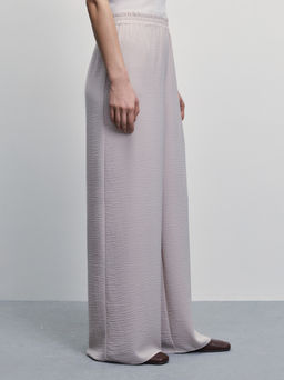 Брюки-палаццо с эластичным поясом / Zarina  фото 3