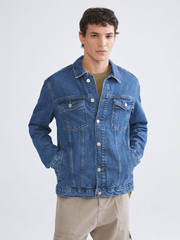 Standart Kal?p Erkek Jean Ceket