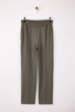 Haki Regular/Normal Kesim Nervur Dikisli Yumusak Dokulu Esofman Alt? TMNSS26EA00001