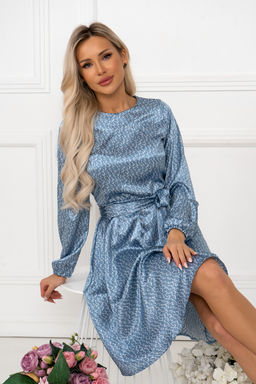 Платье Open Style 6611 голубой