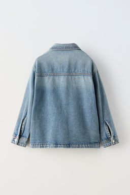 DENIM OVERSHIRT - Zara фото 2