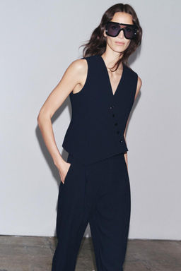 ZW COLLECTION ASYMMETRIC WAISTCOAT - Zara фото 15