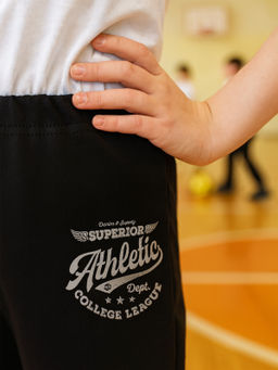 Брюки детские черные 446п (110, 60)