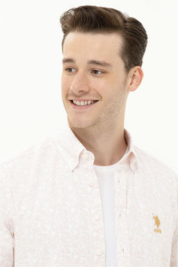 Мужская рубашка Camel с коротким рукавом - U.s. polo assn фото 11