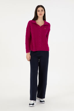 KadДn Lacivert Loose Fit Triko Pantolon