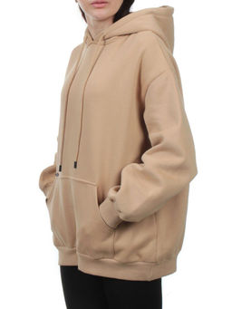 2610 BEIGE Толстовка женская (85% хлопок, 10% полиэстер, 5% спандекс) - Fashion фото 5