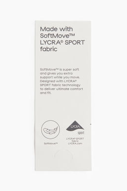 Sujetador de yoga SoftMove Lycra® Light Support - H&m фото 2