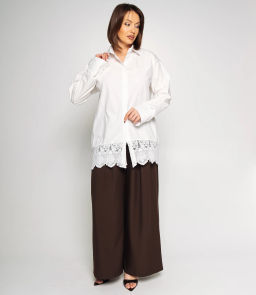 Рубашка #КТ6808 (2), белый - Dommod фото 4