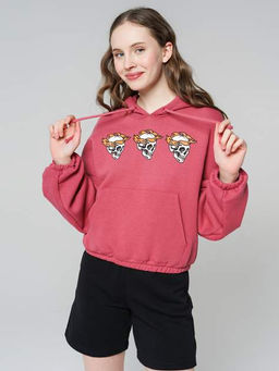 86923 Толстовка с капюшоном (начес) ТМ_РОЗОВЫЙ