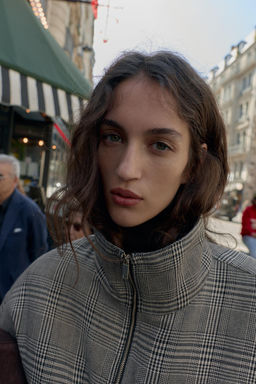 HOUNDSTOOTH BOMBER JACKET - Zara фото 3