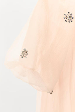 ORGANZA DRESS WITH RHINESTONES - Zara фото 6