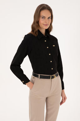 Kad_n Siyah Uzun Kollu G_mlek