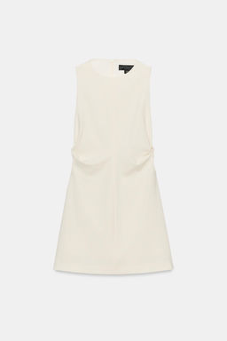 VESTIDO CORTO EL?STICO CUT OUT NUDOS / Crudo - Zara фото 4