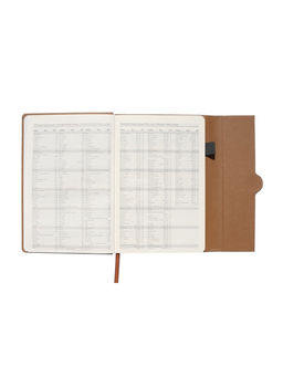 Ежедневник недатированный формат А5, с клапаном, 96 листов, в линейку, пвх, черный - Simaland фото 6