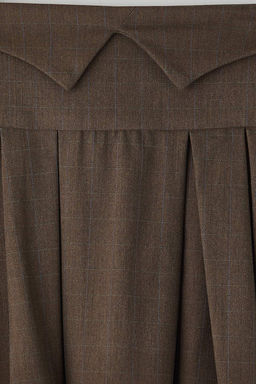 EXCLUSIVE Ozel Koleksiyon Vizon Ekoseli Bel Detayl? Piliseli K?sa Etek TWOAW26ET00134 - Trendyolmilla фото 8