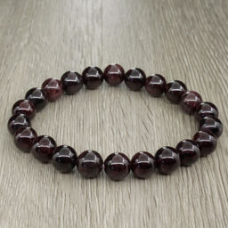 Гранат 9мм, браслет Классика длиной 17см - Agat77 фото 2