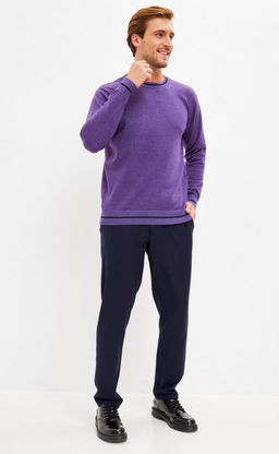 Джемпер P321-15322 violet-d.blue - Primm фото 10
