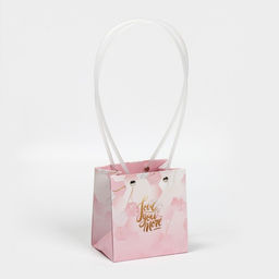 Цена за 2 шт. Пакет влагостойкий для цветов Love you more, 11,5 х 12 х 8 см - Дарите счастье фото 4