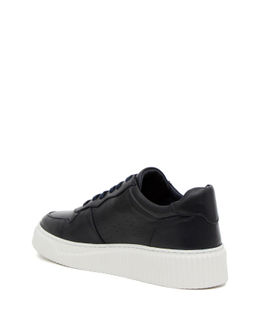 Lacivert %100 Deri Casual Ayakkab_