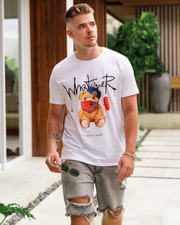 Футболка мужская из хлопка FM004 - Sahar art lab фото 2