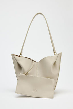GATHERED TOTE BAG - Zara фото 12