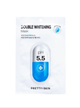 Double Whitening Mask - Макса для лица восстанавливающая с ниацинамидом, 25 мл