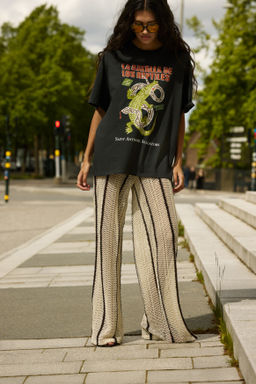 Pantal?n brillante en punto calado - H&m фото 4
