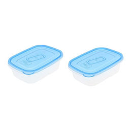 Цена за 2 шт. Набор контейнеров для еды Good & Good, 450 мл, 2 шт., пластик, МИКС