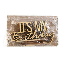Цена за 5 шт. Топпер It&apos;s my birthday,деревянный, 100*52 - Страна карнавалия фото 4