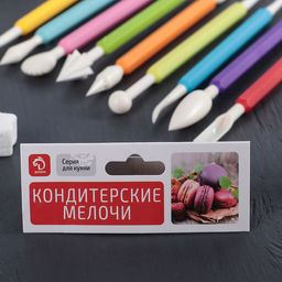 Набор для моделирования кондитерских украшений Доляна, 9 шт., 17 см  фото 3