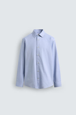 CAMISA REGULAR FIT / Celeste