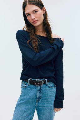 Jersey off-the-shoulder - H&m фото 10