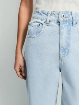 Джинсы barrel с высокой посадкой / Zarina  фото 5