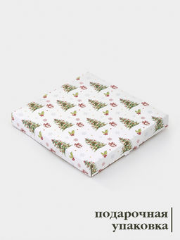 УЦЕНКА Тарелка десертная круглая "Новогодние зверята" 19 см