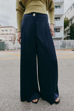 FLOWING SATIN TROUSERS - Zara фото 2
