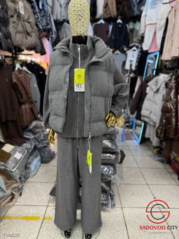 женский костюм тройка (спортивных брюк, худи и жилет) - Bruno фото 4