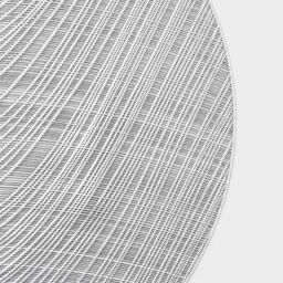 Салфетки сервировочные на стол Доляна Волна, d=38 см, 4 шт., серебряные  фото 4