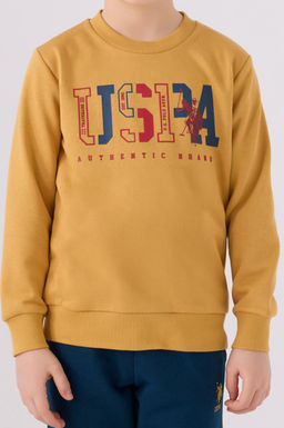 Горчичный пижамный комплект для мальчика Неожиданная скидка в корзине - U.s. polo assn фото 5