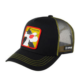 Бейсболка CAPSLAB арт. CL/LOO7/1/CAS/SY1 Looney Tunes Sylvester (черный / желтый)