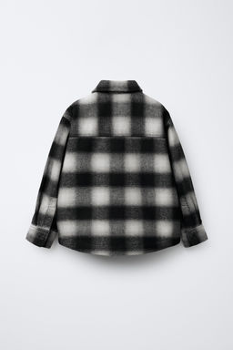CHECK QUILTED OVERSHIRT - Zara фото 2