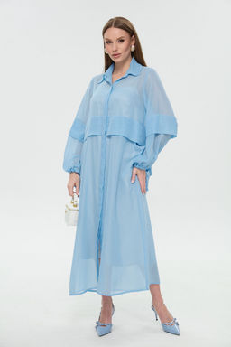 Платье NIKVA н944-10 голубой