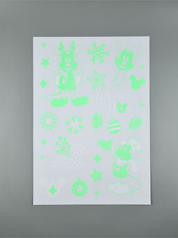 Наклейки интерьерные «Новый год», со светящимся слоем, 35×50 см, 2 листа