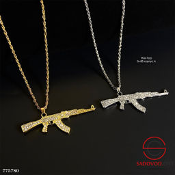 Цепочка женская с ак47 и камнями