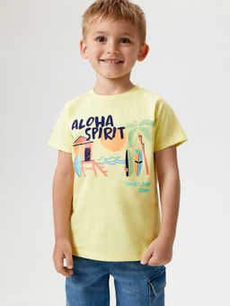 ACOOLA / Футболка детская для мальчиков Timor бледно-желтый