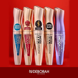 DEBORAH Тушь для ресниц максимальный объем с керамидами 24 ORE INSTANT MAXI VOLUME MASCARA WITH CERAMIDES тон: черный 12мл  фото 6