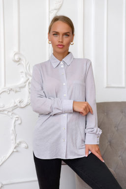 Рубашка Open Style 4925 серый