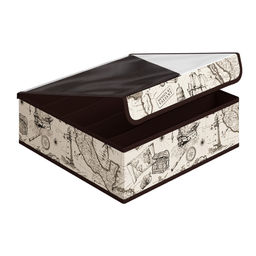 Органайзер для бюстгалтеров с крышкой, 5 секций, 32*32*12 см, EXPEDITION, шт