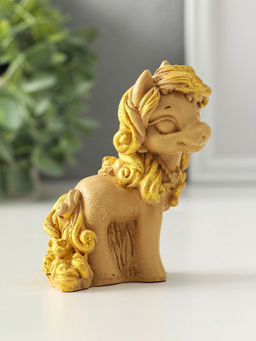 Фигура "Лошадь стоящая" 10х8х4 см, бежевый