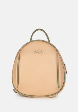 Рюкзак Модель №1466 | кожзам | гладкий | бежевый | Р924-5 | 32510