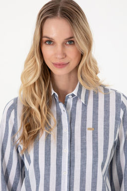 Kad_n Lacivert _izgili Uzun Kollu G_mlek Sepette S_rpriz _ndirim - U.s. polo assn фото 2